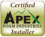 Certified Apex Foam Installer